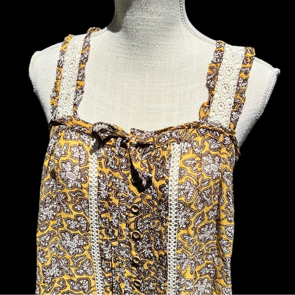 🌻NEW w/tags Anthropologie Bardot Crochet Tank Blouse US Size 8 - Picture 6 of 14